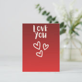 Liebe dich mit Herzen (Stehend Vorderseite)