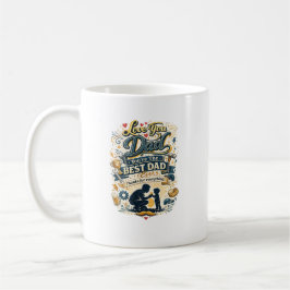 Liebe dich Papa, bester Papa überhaupt, Vintage-De Kaffeetasse