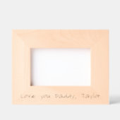 Liebe dich Papa Geschenk Geätzte Rahmen (Vorderseite)