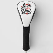 liebe dich Papa Golf Headcover (Vorderseite)