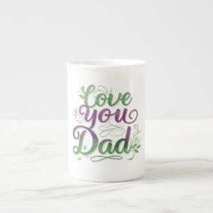 "Liebe Dich, Papa"-Spezial Bone China Tasse