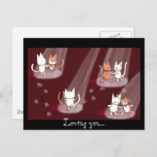 Liebe dich... postkarte (Vorne/Hinten)