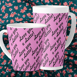 Liebe dich sehr Latte Latte Tasse