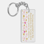 Liebe dich selbst...| 3 Fotos Geschenk für ihn/sie Schlüsselanhänger (Vorderseite links)