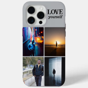 Liebe dich selbst 4 Foto-Collage ästhetische Handy Case-Mate iPhone Hülle