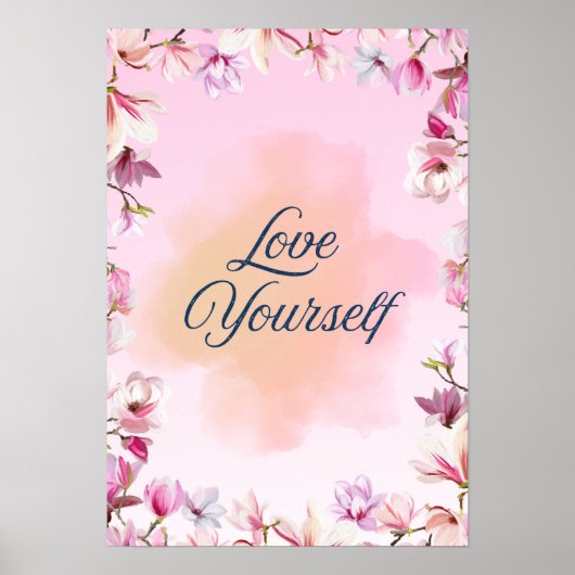 Liebe dich selbst attraktiver Poster (Vorne)