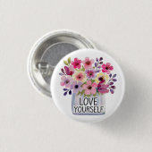 Liebe dich selbst button (Vorne & Hinten)