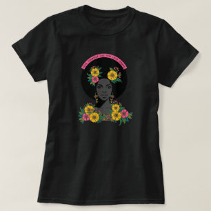 Liebe dich selbst Floral-Affirmations-Shirt Stär T-Shirt