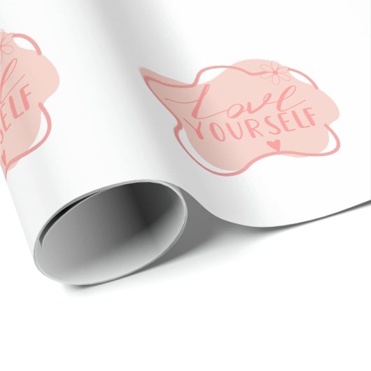 Liebe dich selbst  geschenkpapier (Rolleneckpunkt)