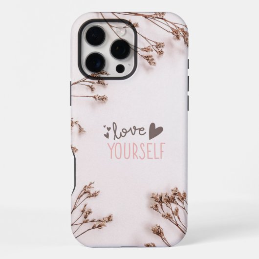 Liebe dich selbst iPhone hülle (Rückseite)