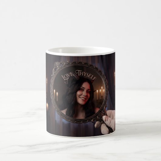 Liebe dich selbst kaffeetasse (Mittel)