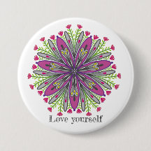Liebe dich selbst Mandala Blumen