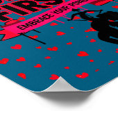 Liebe dich selbst Valentinstag Selbst Poster (Ecke)