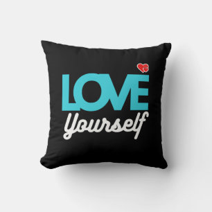 Liebe Dich Selbst Wurfkissen Kuschelig Motivierend Kissen