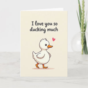 Liebe dich so sehr Vogelkarte Karte