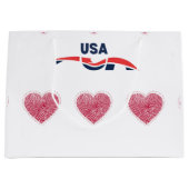 Liebe dich USA Geschenktüte (Vorderseite)