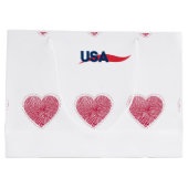 Liebe dich USA Geschenktüte (Rückseite)