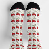 Liebe dich Valentine Socken (Oben)