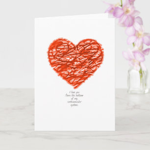 Liebe dich von Grund auf mein Herz-Kreislauf-Syste Karte