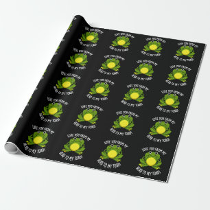 Liebe dich von meinem Kopf bis zu meinem Totendunk Geschenkpapier