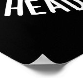 Liebe dich von meinem Kopf bis zu meinem Totendunk Poster (Ecke)