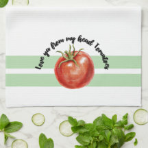 Liebe dich von meinen Tomaten Kopf Lustige Küchent