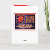 Liebe dich von Weihnachten Karte (Rückseite)