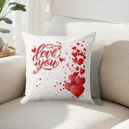 Liebe dich Wurfkissen Kissen