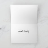 Liebe dich zum Mond und zurück. - Karte (Innenseite)