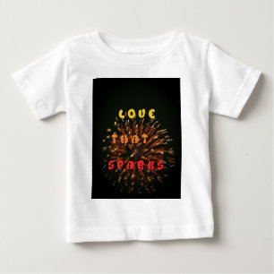 Liebe, die Abstrakte Kunstdesign drucken lässt Baby T-shirt