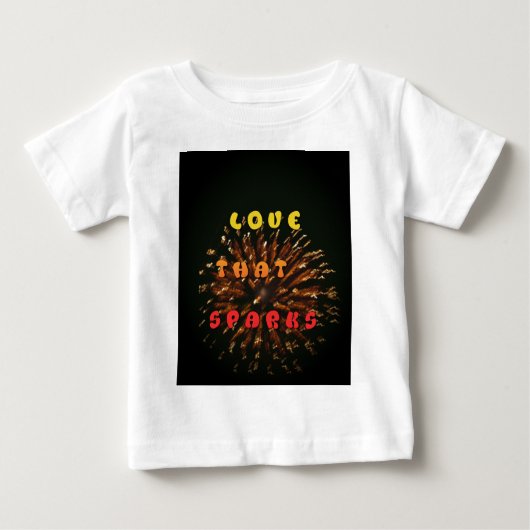 Liebe, die Abstrakte Kunstdesign drucken lässt Baby T-shirt (Vorderseite)