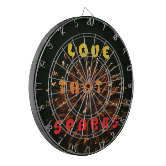Liebe, die Abstrakte Kunstdesign drucken lässt Dartscheibe (Vorderseite Links)