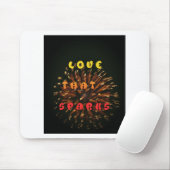 Liebe, die Abstrakte Kunstdesign drucken lässt Mousepad (Mit Mouse)