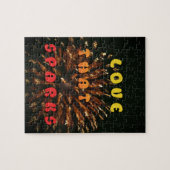 Liebe, die Abstrakte Kunstdesign drucken lässt Puzzle (Horizontal)