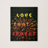 Liebe, die Abstrakte Kunstdesign drucken lässt Puzzle (Vertikal)