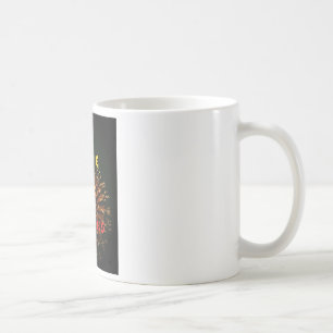 Liebe, die abstrakten Kunstdruck entzündet Kaffeetasse