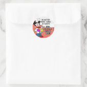 Liebe Die beste Küche Runder Aufkleber (Tasche)