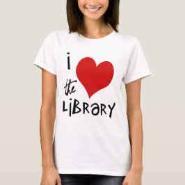 Liebe die Bibliothek T-Shirt