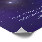 Liebe, die das Universum Milliarden von Jahren bra Poster (Ecke)