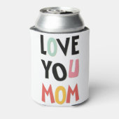 Liebe, die die Mama abkühlen kann Dosenkühler (Kanne Rückseite)