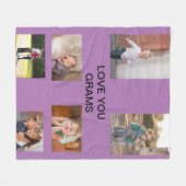 Liebe, die du dir jedes Mal lächelst, wenn du schn Fleecedecke (Vorderseite (Horizontal))