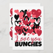 Liebe, die du herzig macht feiertagskarte (Vorne/Hinten)