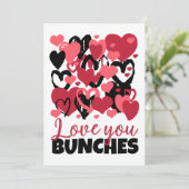 Liebe, die du herzig macht feiertagskarte (Stehend Vorderseite)