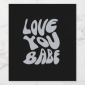 Liebe, die du kannst weinetikett (Einzelnes Label)