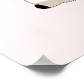 Liebe, die du meinst und für immer | Katzen Rosa V Poster (Ecke)