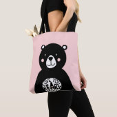 Liebe, die du trägst viel hörst Bärenpink Black Gi Tasche (Von Nahem)