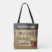 Liebe, die ein Name des Biologie-Lehrer-| DIY ist Tasche (Rückseite)