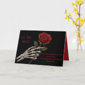 Liebe, die eine Karte hat (Gelbe Blume)