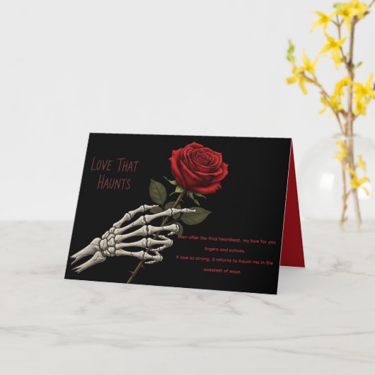 Liebe, die eine Karte hat (Gelbe Blume)