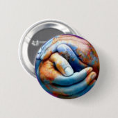 Liebe die Erde Button (Vorne & Hinten)